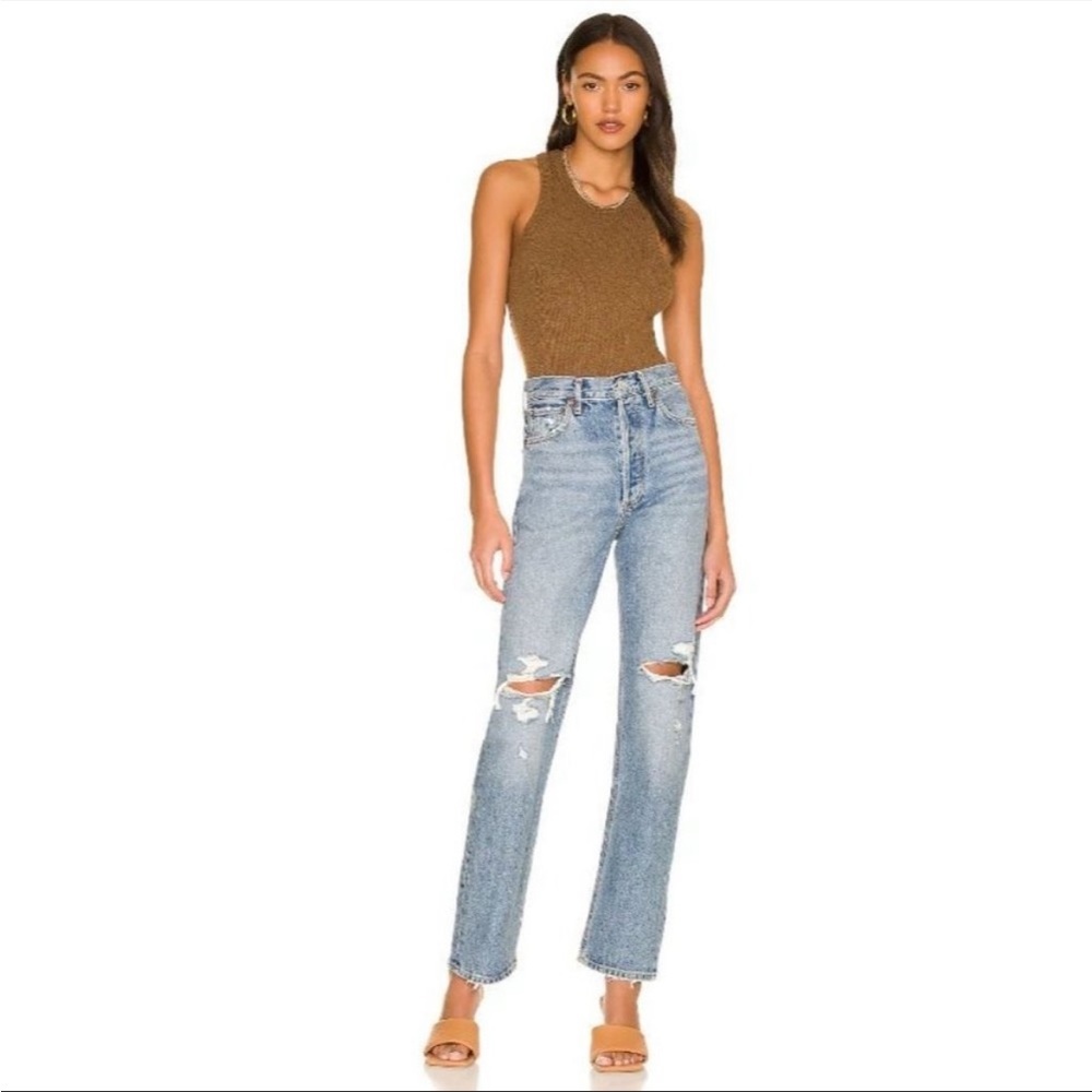 Agolde 90’s Pinch Waist High Rise Straight Leg Jeans